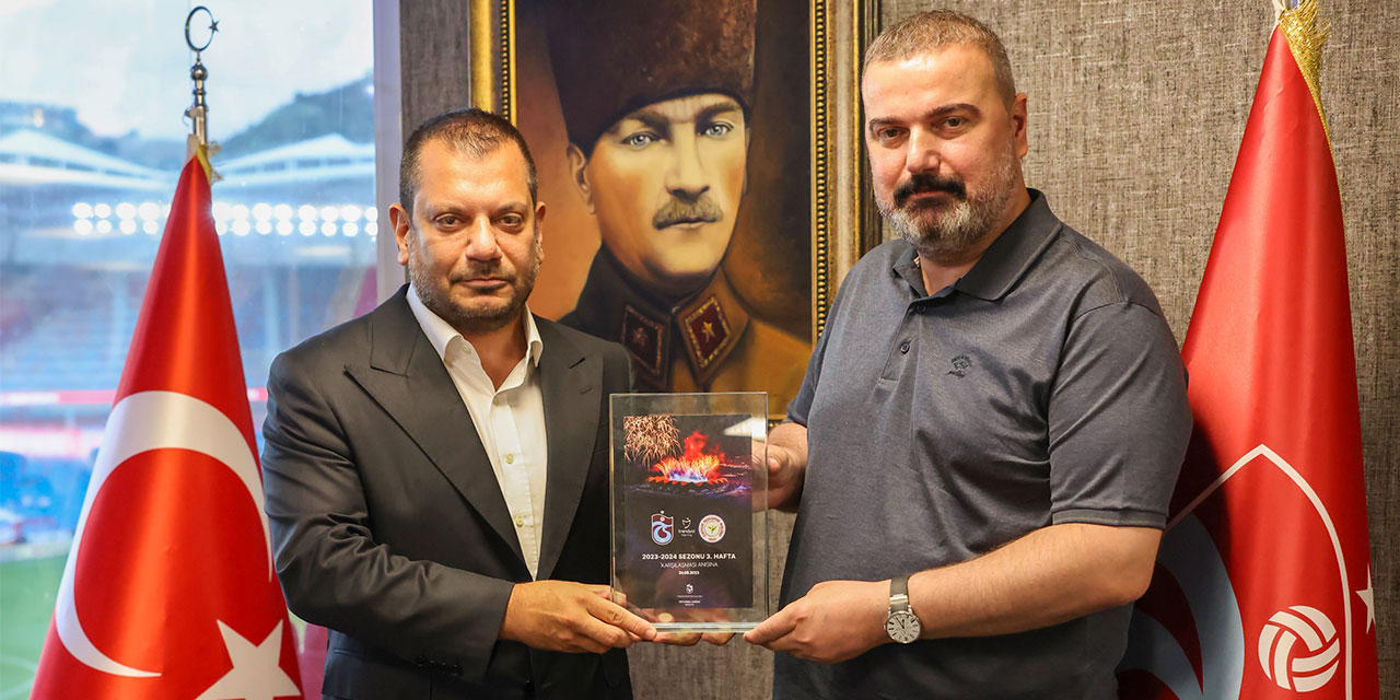 Trabzonspor'dan Çaykur Rizespor'a maç öncesi dostluk yemeği