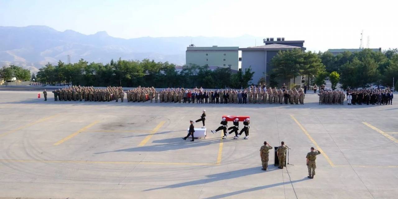 Şırnak’ta Pençe Kilit Şehidi İçin Tören Düzenlendi