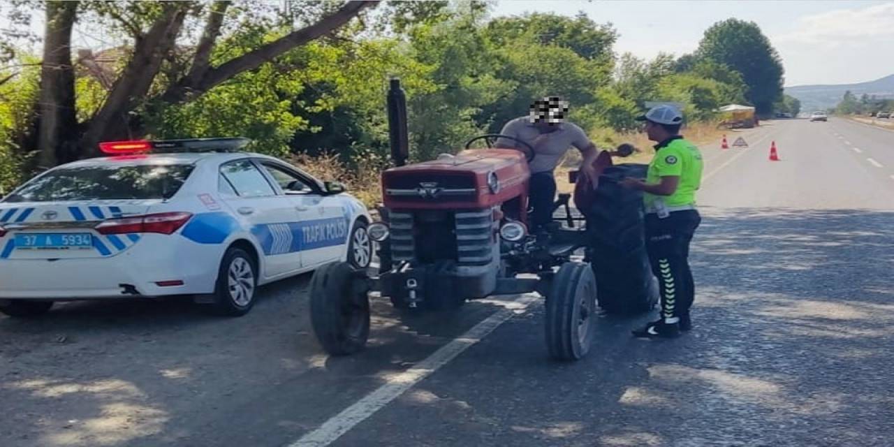 Traktör Sürücülerine Sıkı Denetim