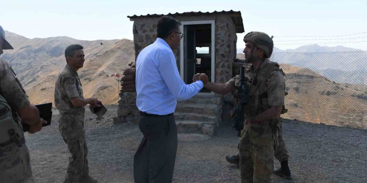 Vali Ali Çelik 2 Bin 935 Rakımlı Üs Bölgeleri Ziyaret Etti