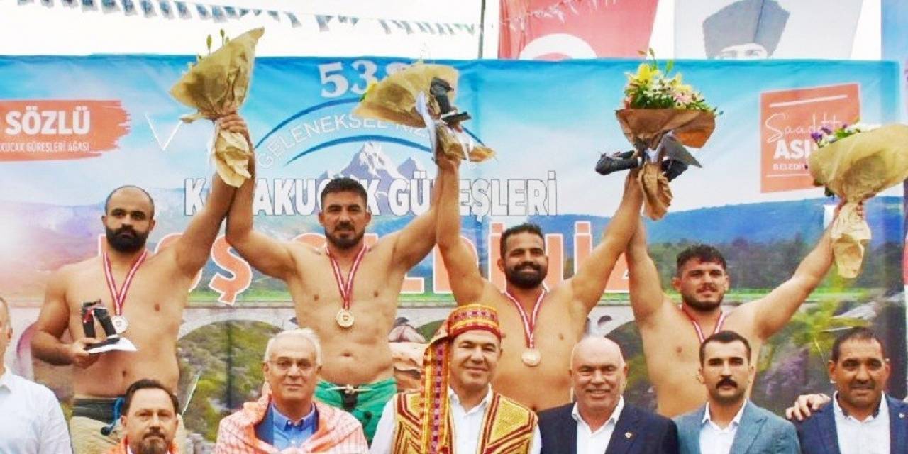 Kızıldağ Karakucak Güreşlerinin Başpehlivanı Ali Böncüoğlu Oldu