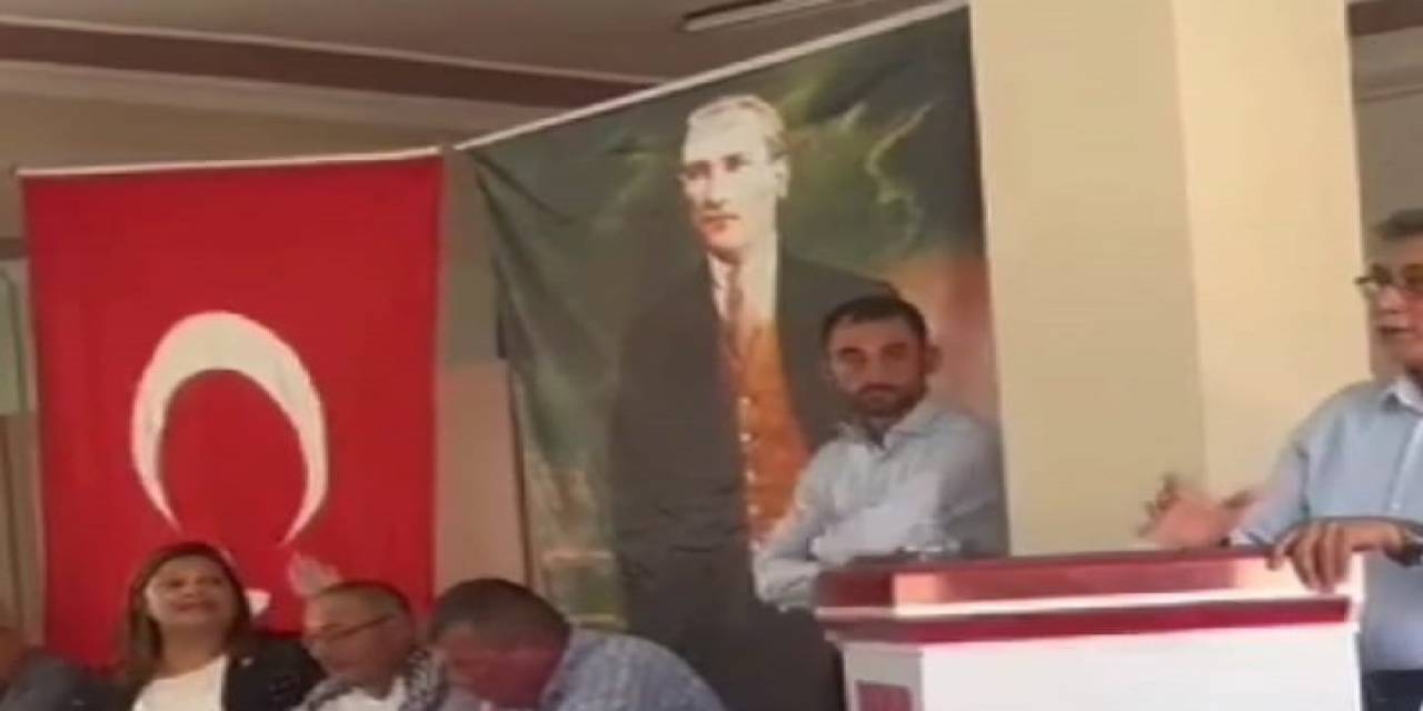 Chp İlçe Kongresinde Gergin Anlar, Olayı Araya Giren Partililer Yatıştırdı