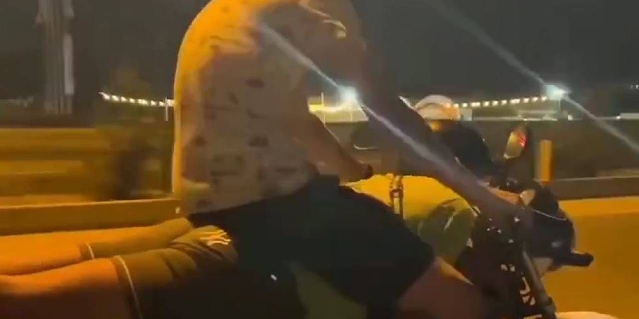 Arkadaşını Üzerine Oturtup Motosiklet Kullandı, Cezayı Yedi