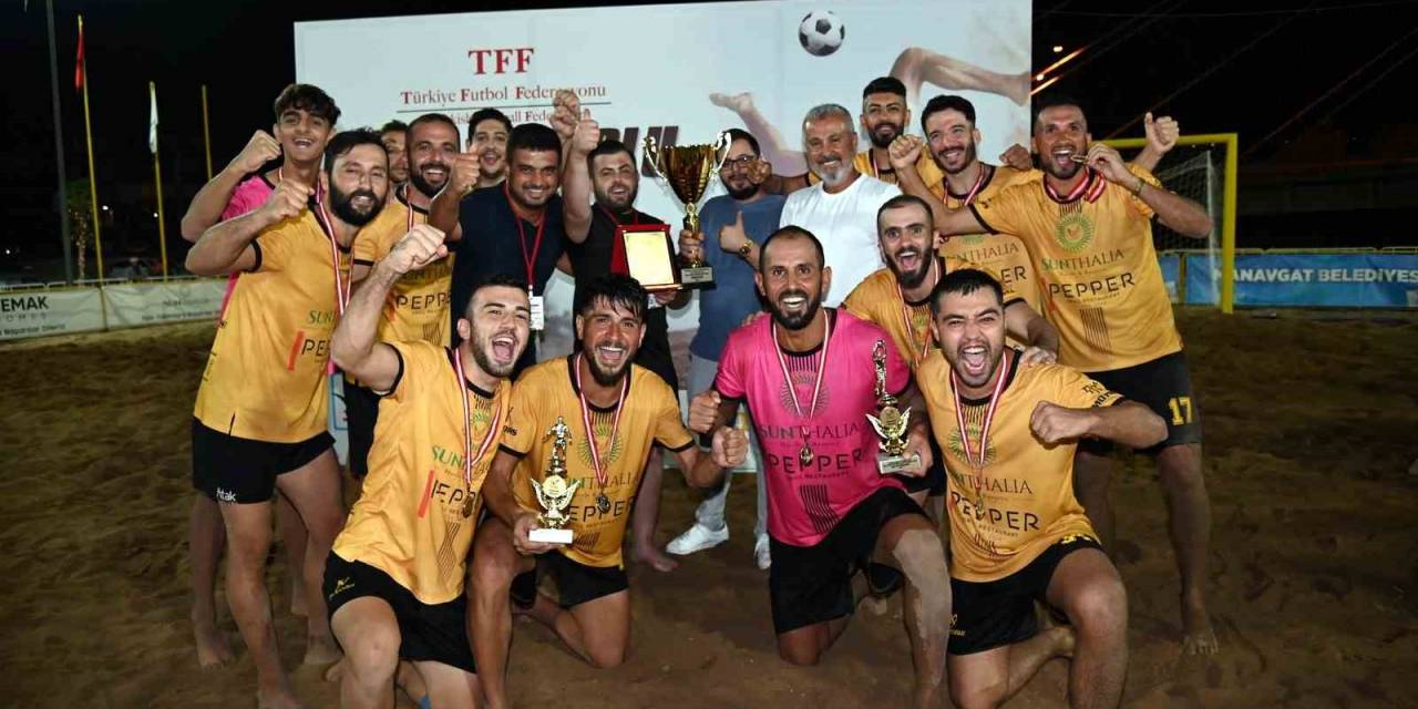Türkiye Plaj Futbol Ligi’nin Manavgat Etabı Sona Erdi