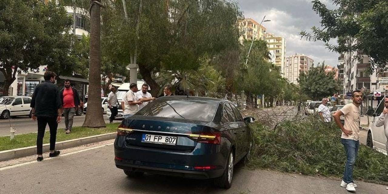 Adana’da Kuvvetli Yağış Ve Rüzgar Hayatı Olumsuz Etkiledi