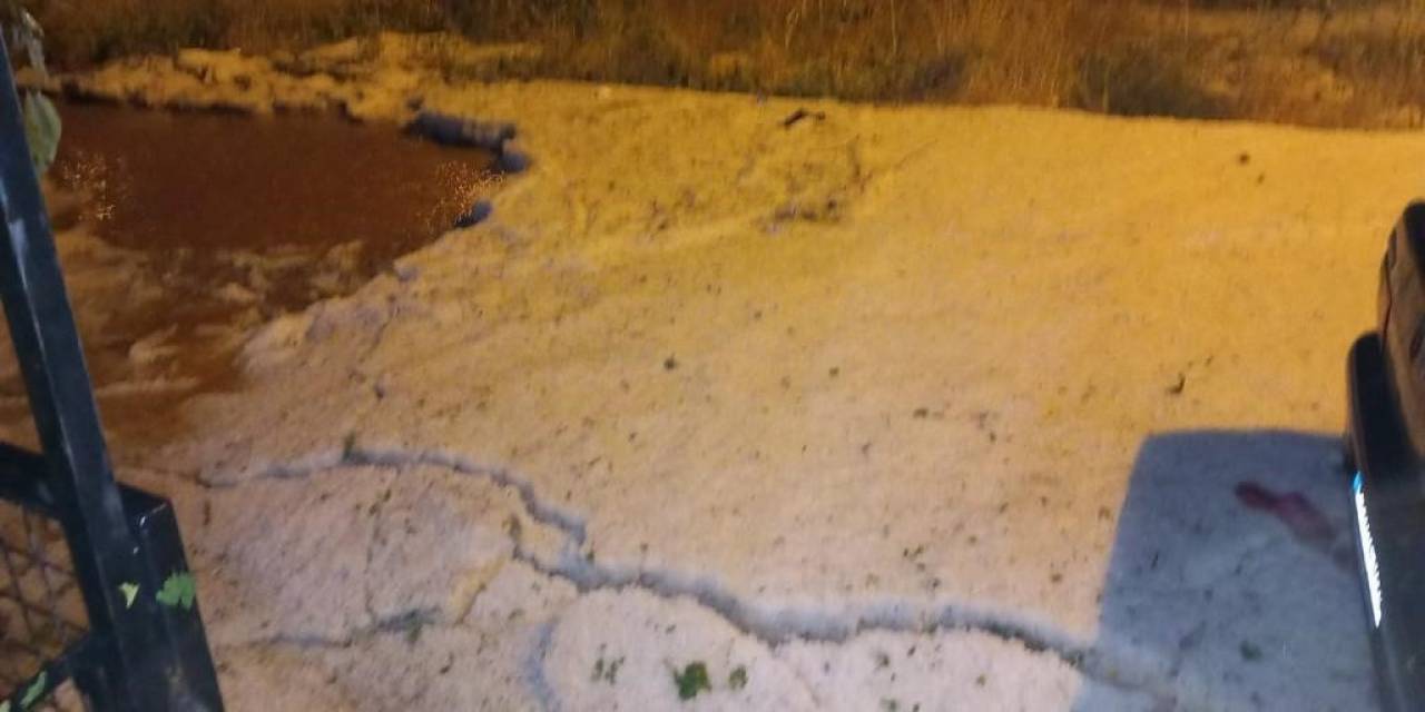 Uşak’ta Dolu Yağışı Etkili Oldu