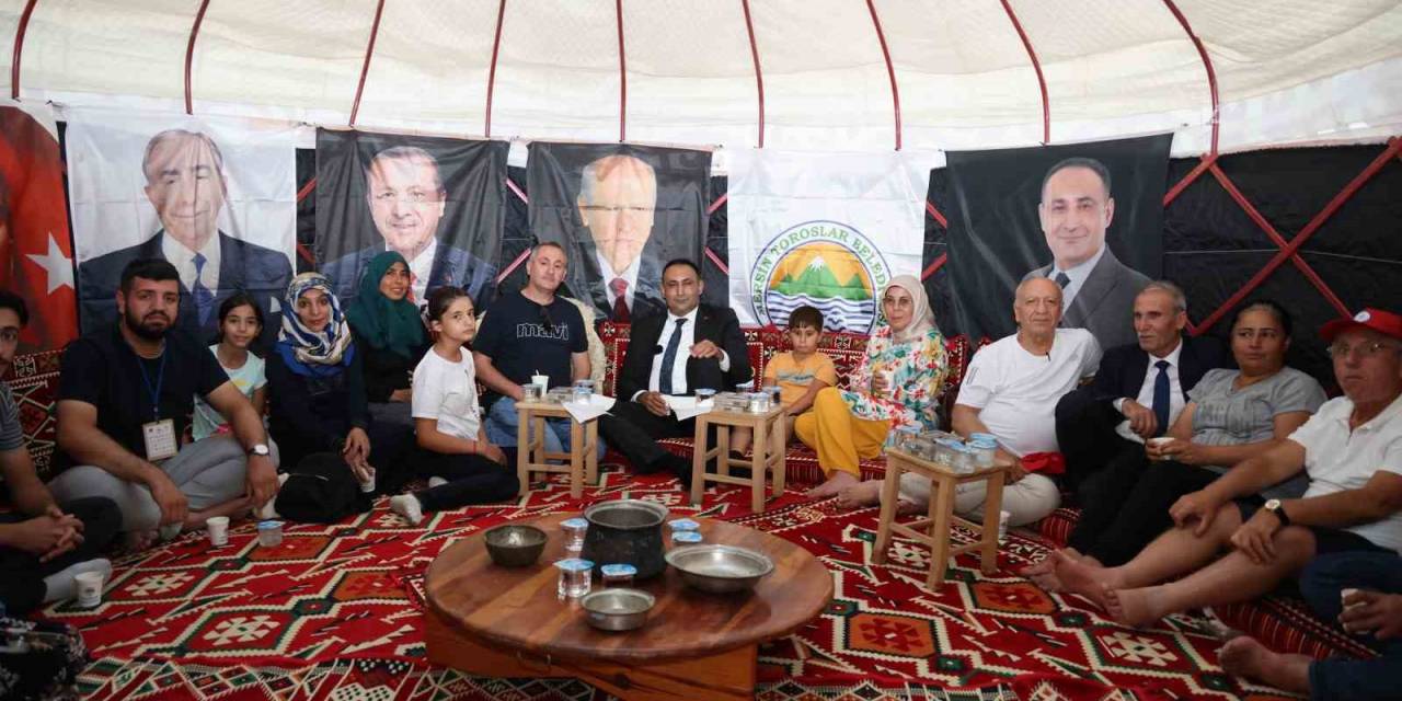 Malazgirt Zaferi Etkinliklerinde Toroslar Belediyesinin Otağı Büyük İlgi Gördü