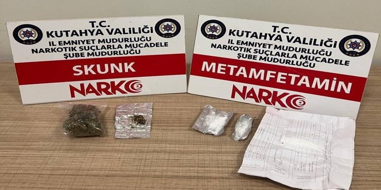 Kütahya’da Yakalanan Şahsın Üzerinde Uyuşturucu Bulundu