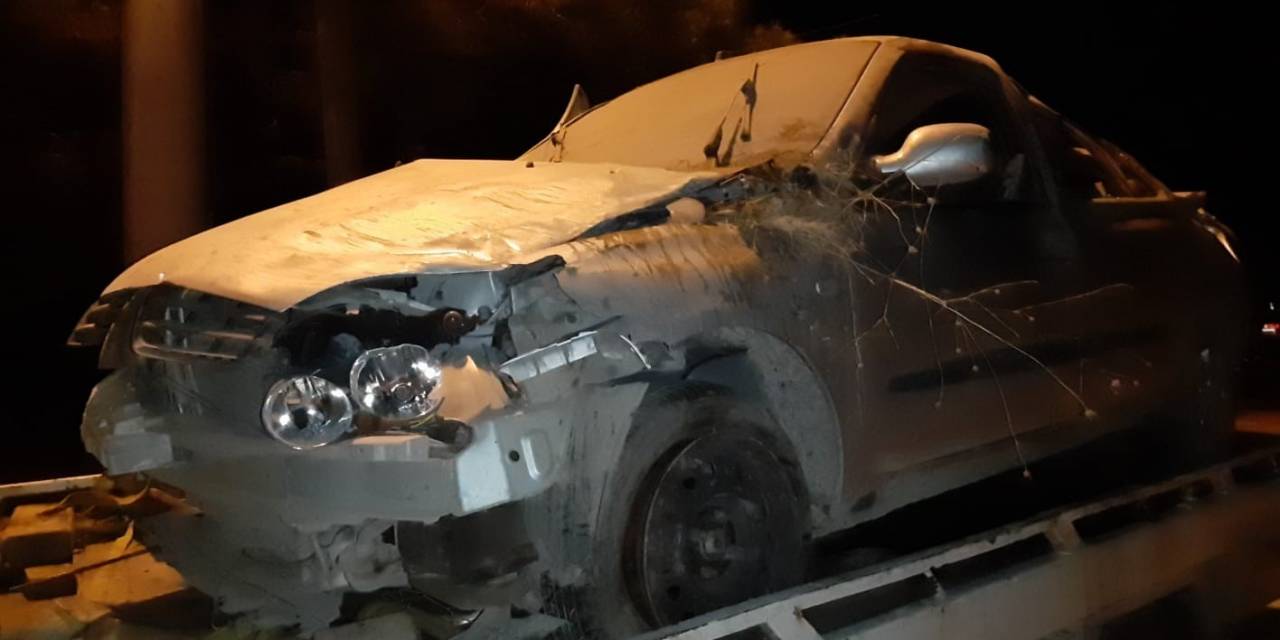 Defalarca Takla Atan Otomobil Hurdaya Döndü: 2 Yaralı