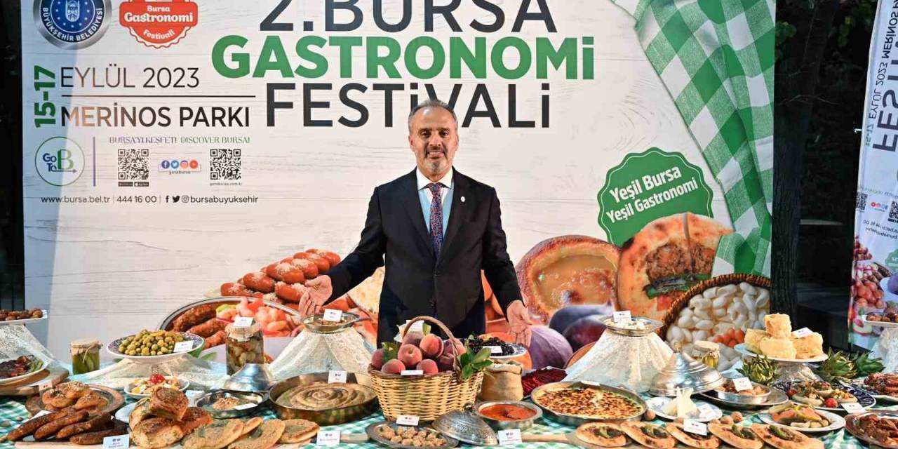 Bursa’da Gastronomi Festivali 15 Eylül’de Başlıyor