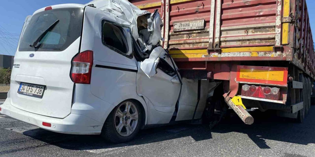 Tekirdağ’da Feci Kaza Ve Gözyaşı: 1 Ölü, 1 Yaralı