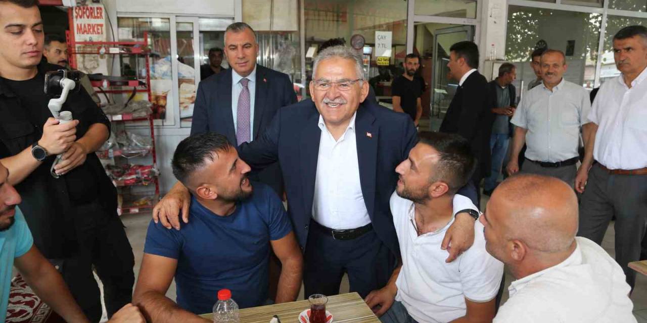 Başkan Büyükkılıç’tan Nakliyeciler Sitesi Esnafına Teşekkür