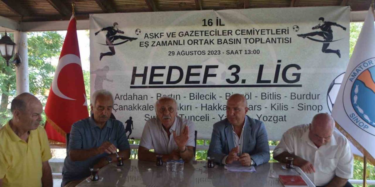 Sinop’ta ’hedef 3. Lig’ Kampanyası