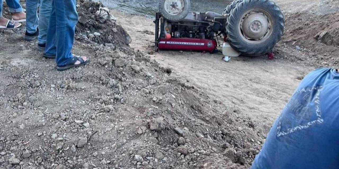 Kontrolden Çıkan Traktör Devrildi: 1 Ölü, 1 Yaralı
