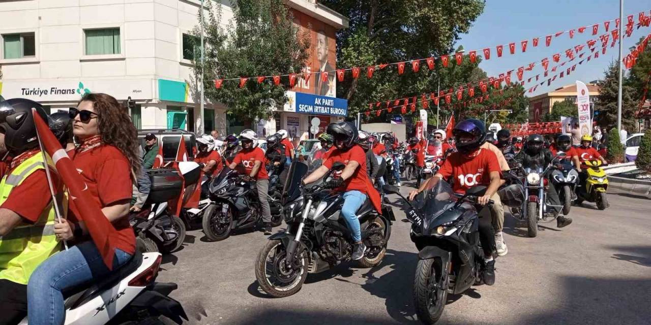 100. Yıl Motosiklet Sürüşü Başladı