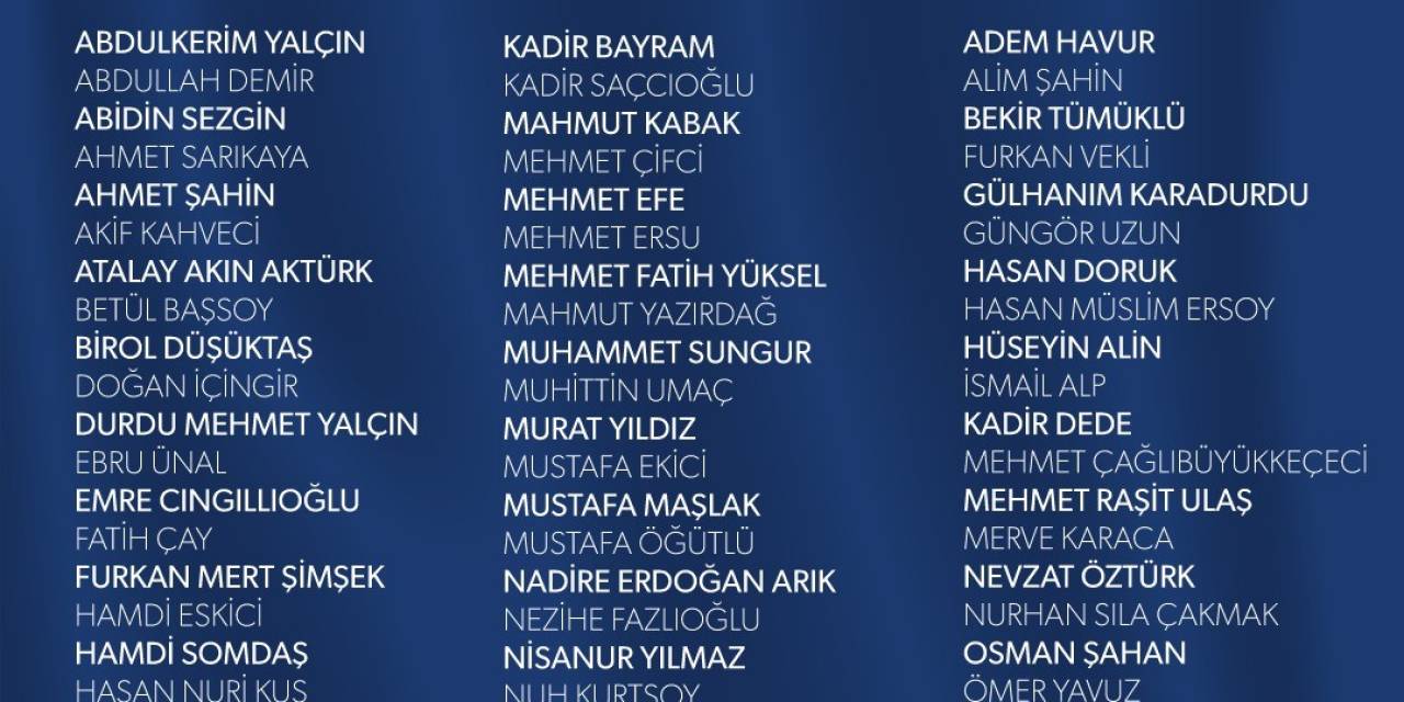 Ak Parti Kayseri İl Yönetimi Belli Oldu