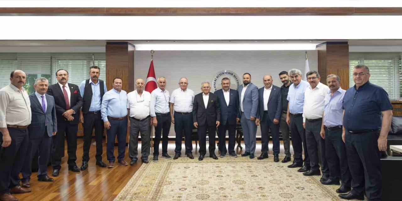 Ziraat Odası Başkanlarından Başkan Büyükkılıç’a Teşekkür’ Ziyareti