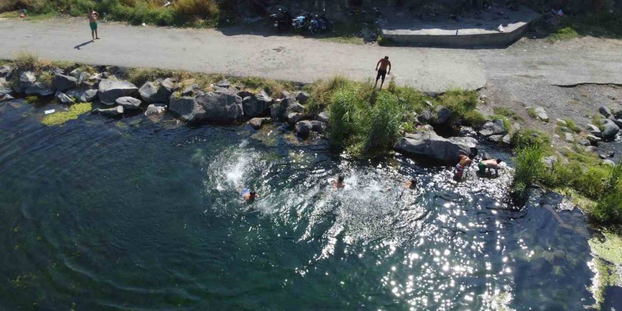 Ağrı Dağı Eteklerinde Yüzme Keyfi