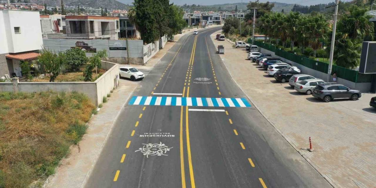 Aydın Büyükşehir Belediyesi Ahmet Pınarı Caddesi’ni Yeniledi