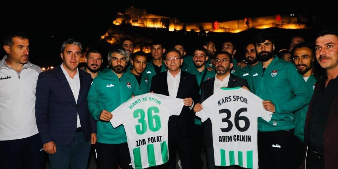 Vali Polat Ve Milletvekili Çalkın’a 36 Numaralı Forma