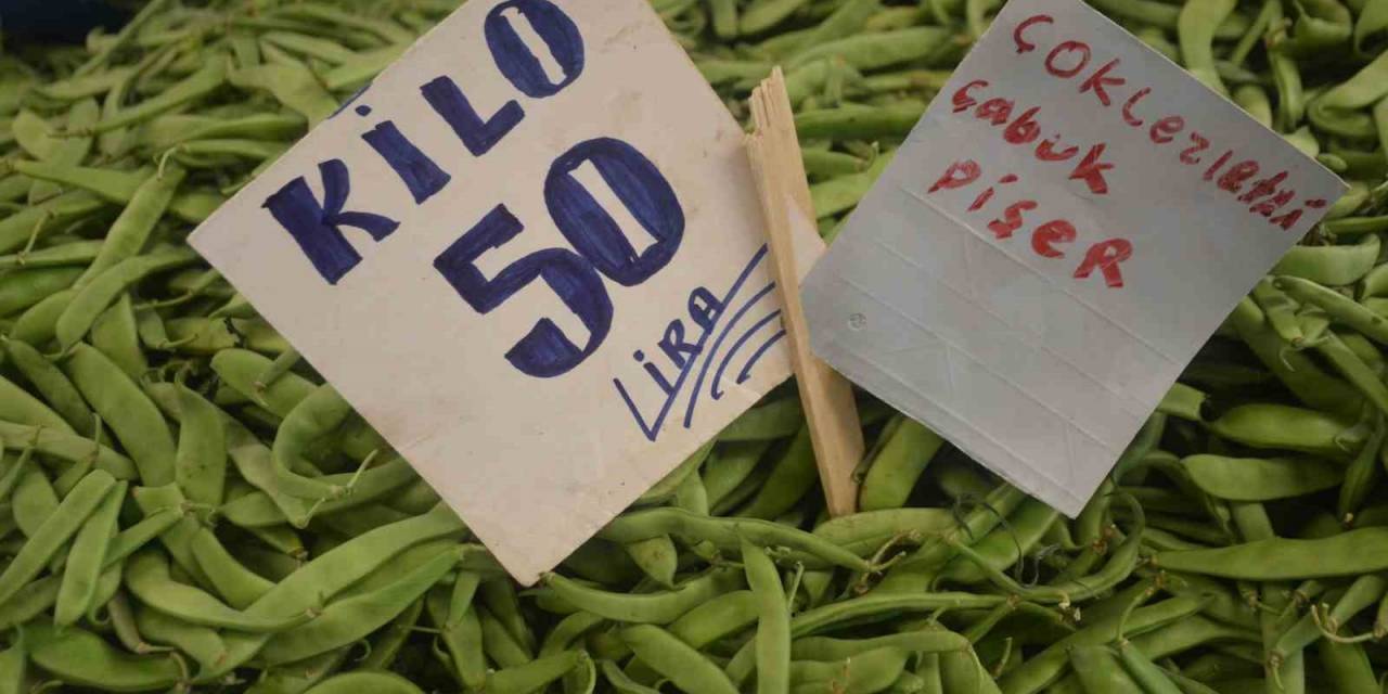 Nazende Fasulye Tezgahlarda Yerini Aldı