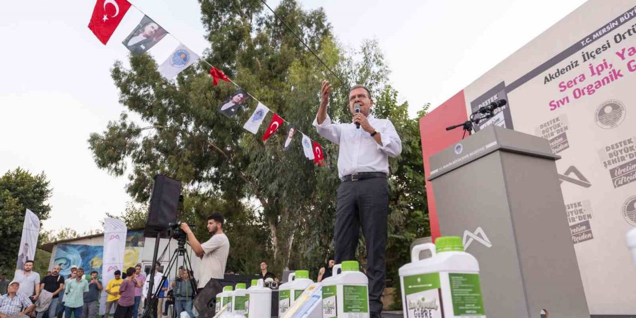 Mersin Büyükşehir Belediyesinin Üreticiye Desteği Sürüyor