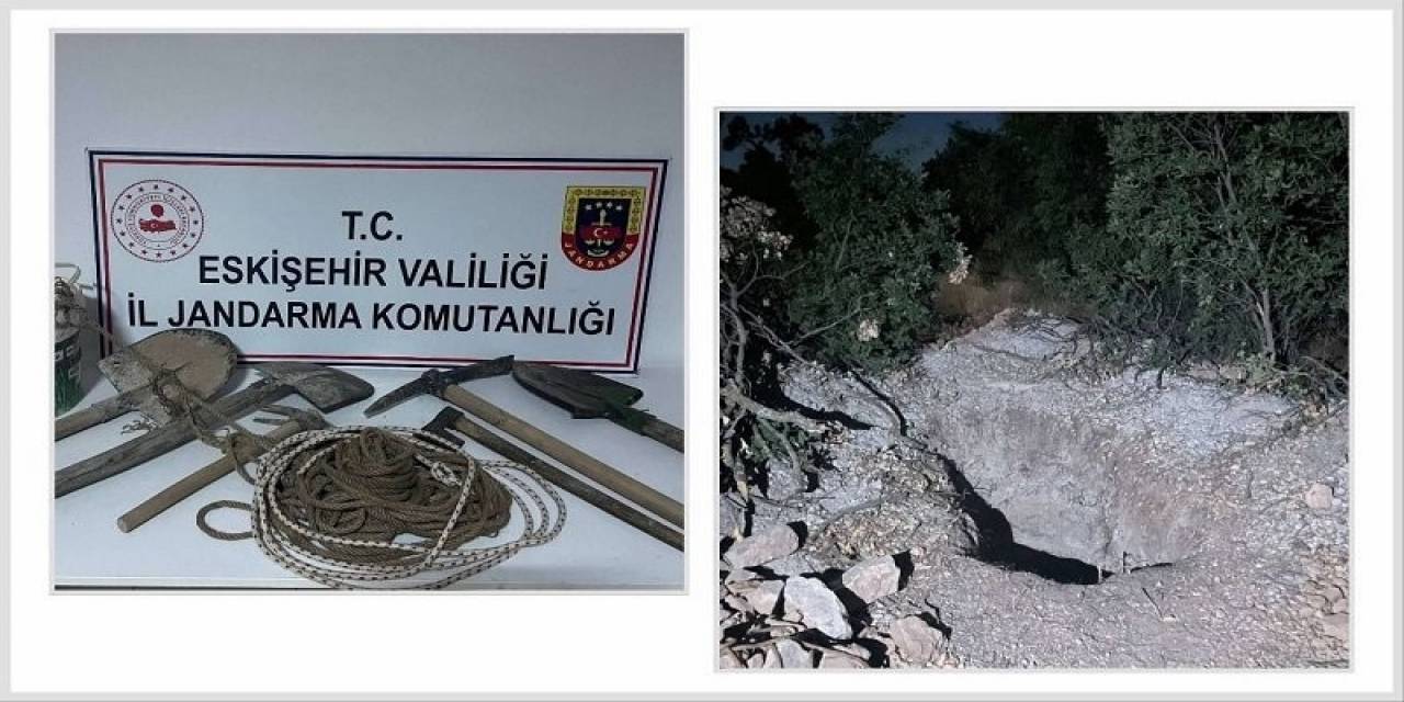 Kaçak Kazı Yapan Şahıslar Suçüstü Yakalandı