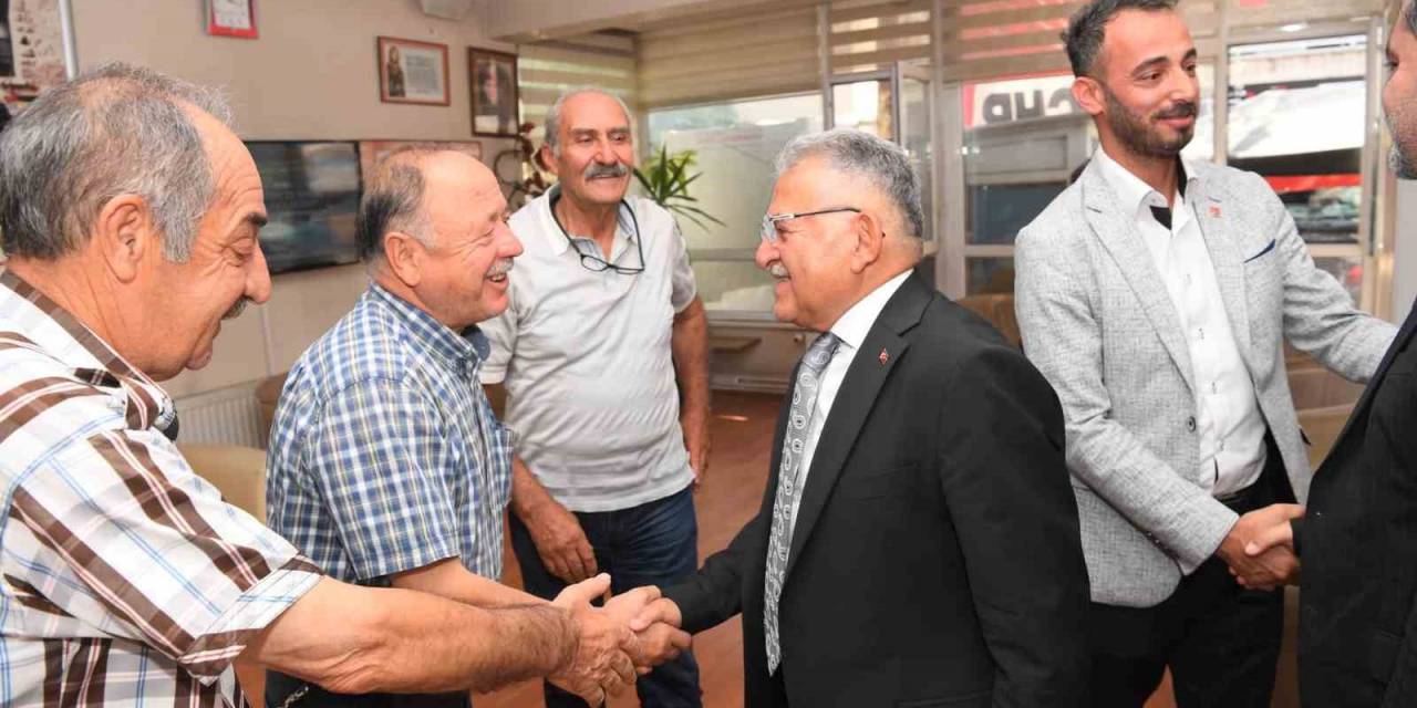 Başkan Büyükkılıç’tan Chp Ve İyi Parti’ye Nezaket Ziyareti