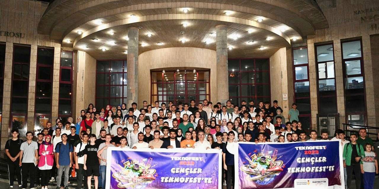 Kahramanmaraşlı Gençler Ankara’daki Teknofest’e Gitti
