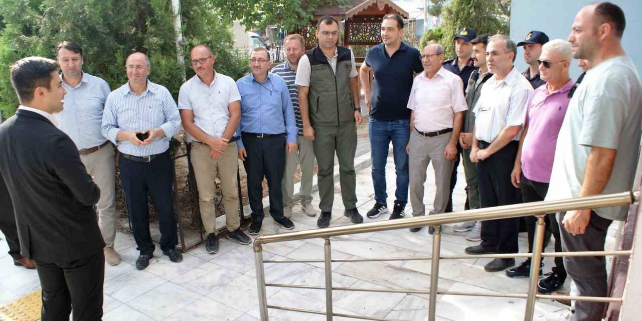 Kaymakam Çelik Manyas’a Veda Etti