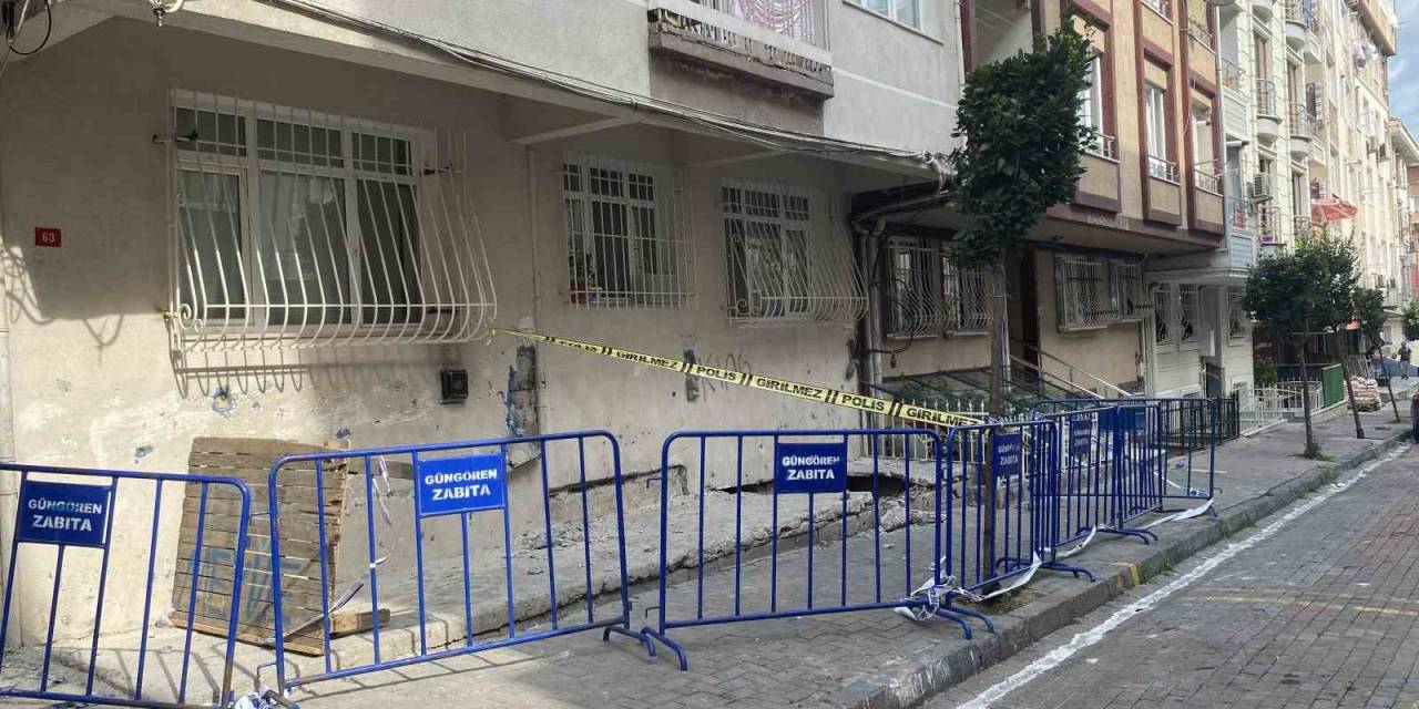 Güngören’de 5 Katlı Binanın Zemini Çöktü: 2 Yaralı