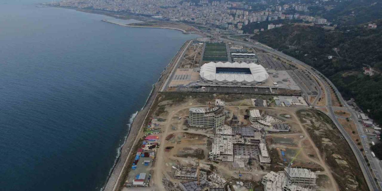 Trabzon Şehir Hastanesi İnşaatı Sürüyor