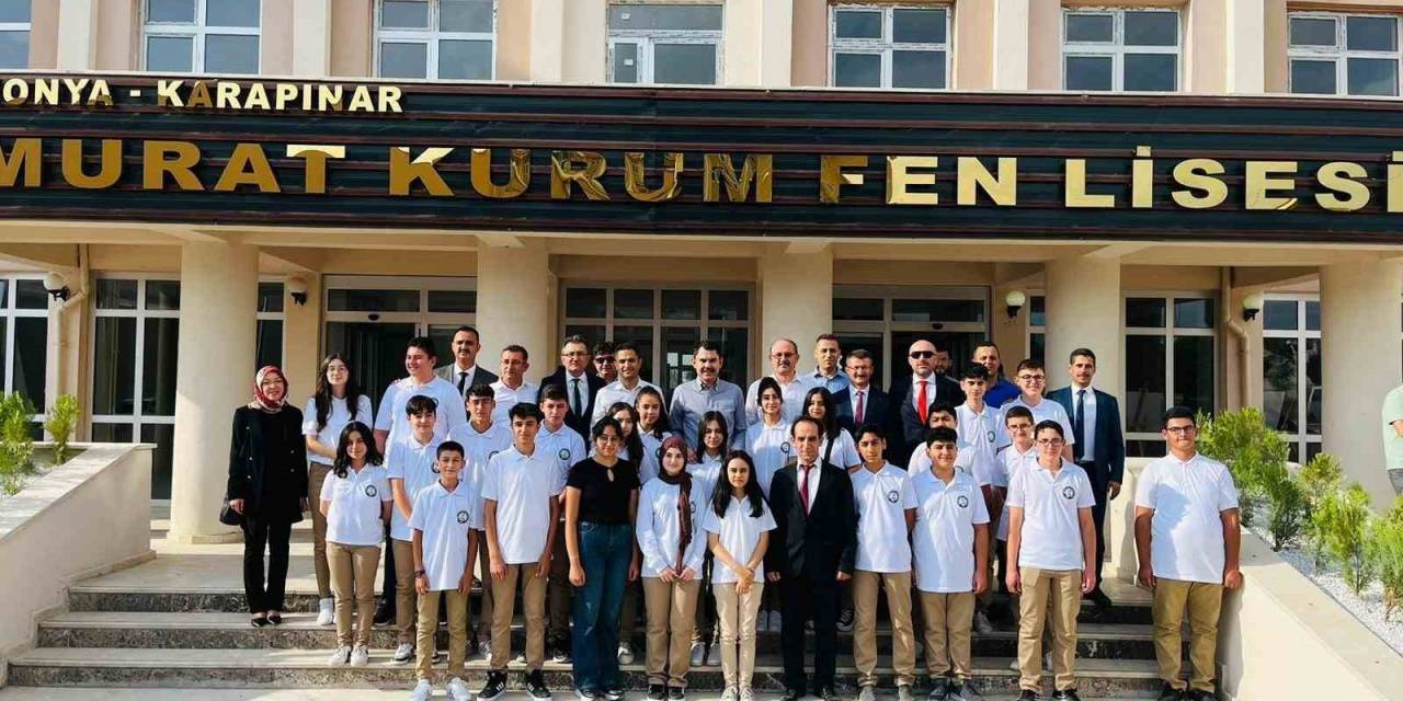 Tbmm Çevre Komisyonu Başkanı Kurum, Adının Verildiği Okulu Ziyaret Etti