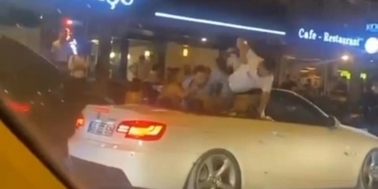 Kuşadası’nda ’ne Baktın’  Dayağı