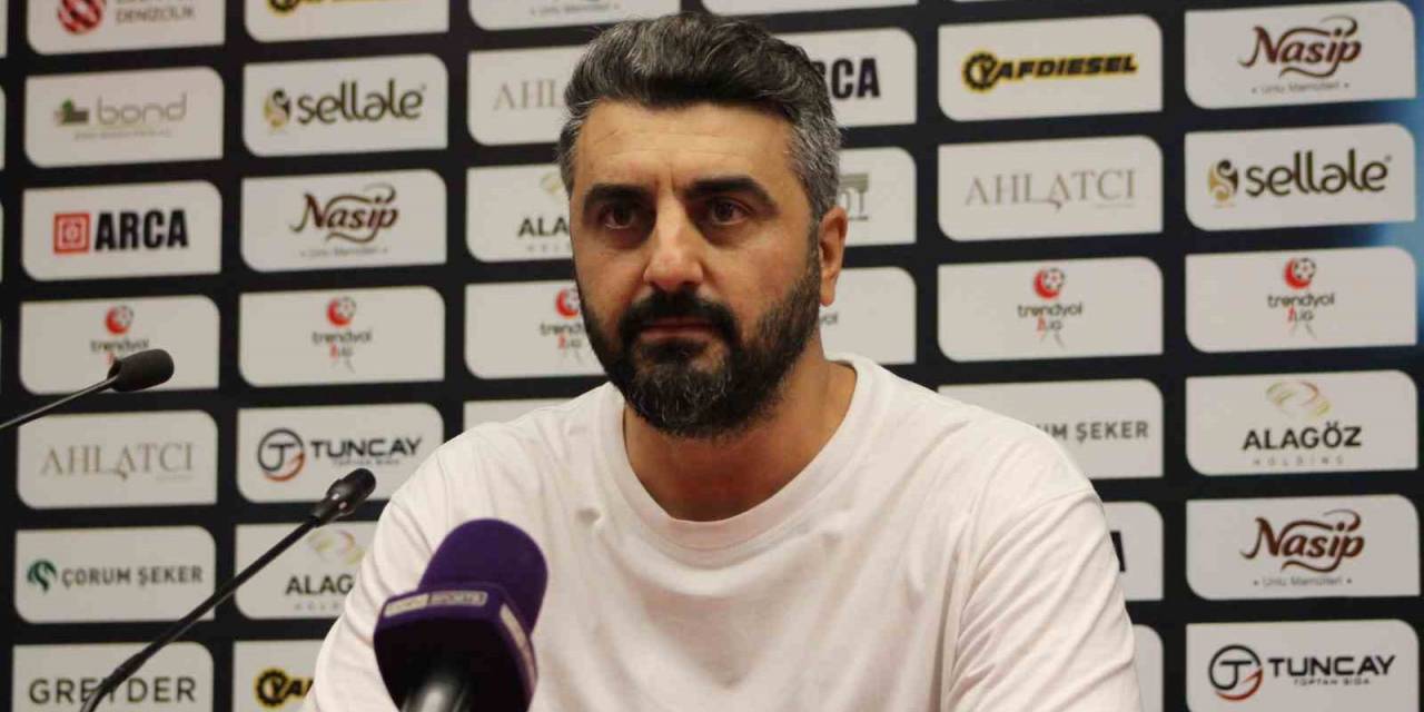 Sinan Kaloğlu: "Çorum Deplasmanından 3 Puanla Ayrılmak Sevindirici"