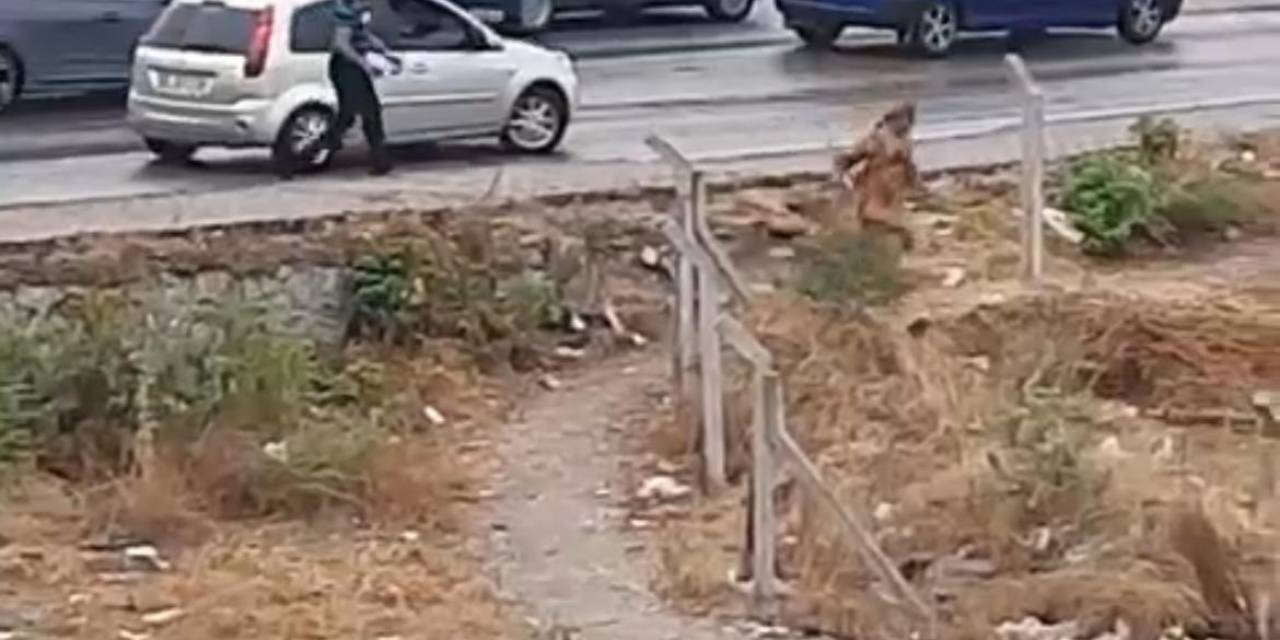 Tartıştığı Kadını Kemerle Darp Etti... O Anlar Kamerada