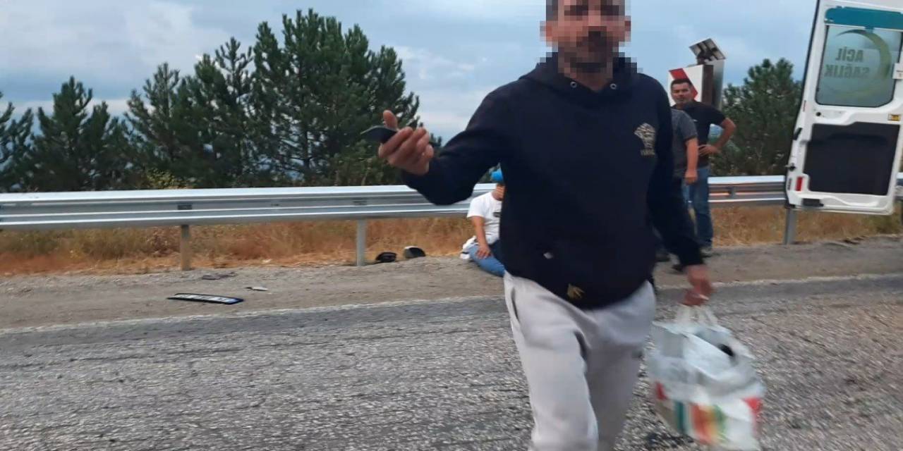 Yaralı Sürücünün Yakınları Muhabiri Engellemeye Çalıştı