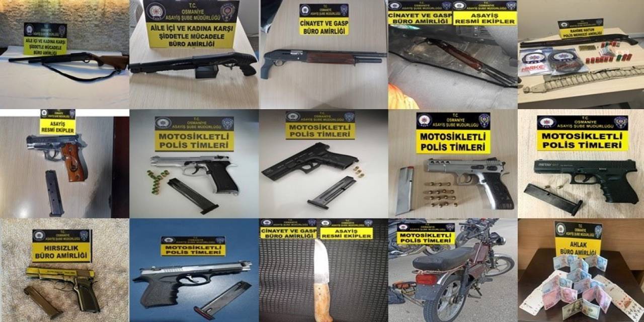 Osmaniye’de Asayiş Uygulamaları: 11 Tutuklama