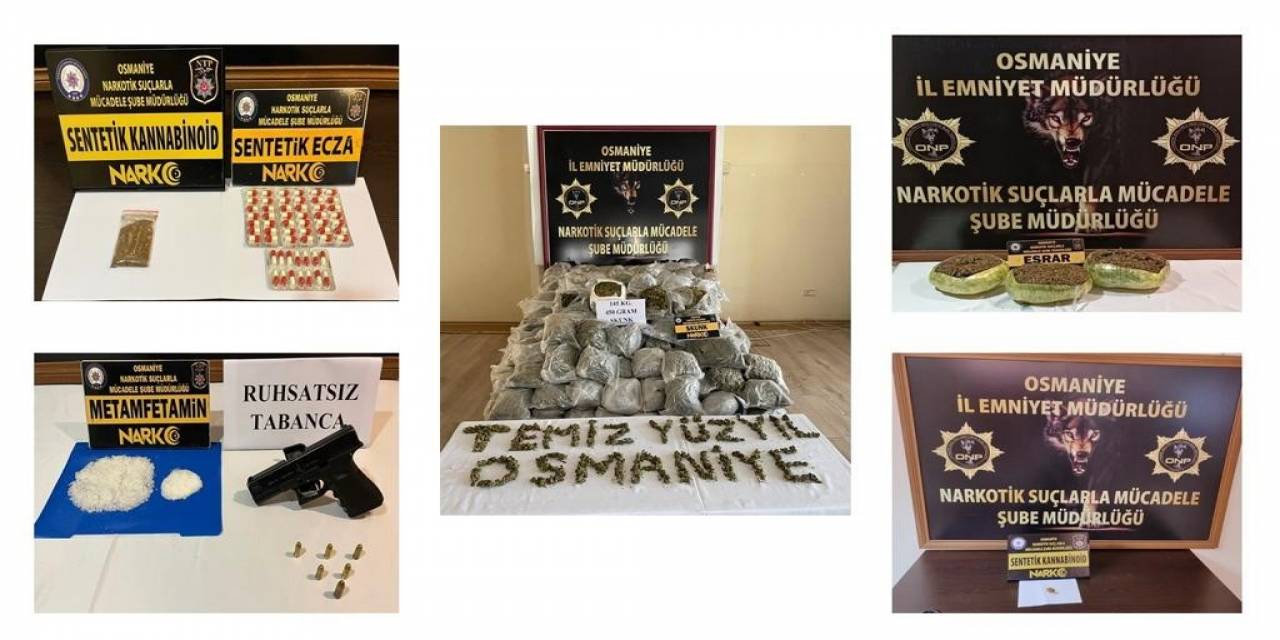 Osmaniye’de Uyuşturucu Operasyonları: 18 Kişi Gözaltına Alındı