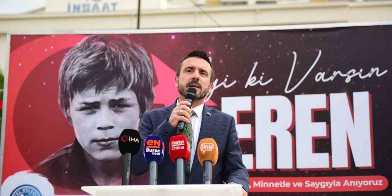 Kestel’de Tamamlanan Şehit Eren Bülbül Parkı Hizmete Açıldı