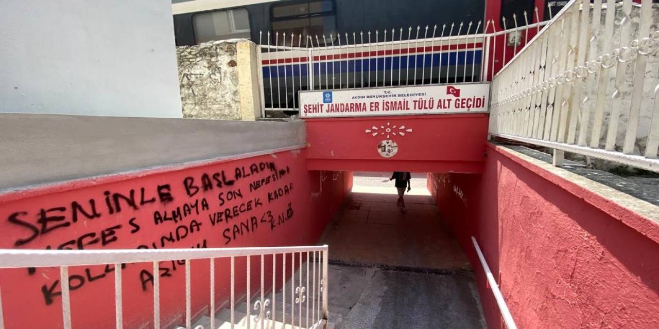 Şehit İsminin Verildiği Alt Geçidin Duvarları Karalama Tahtasına Döndü