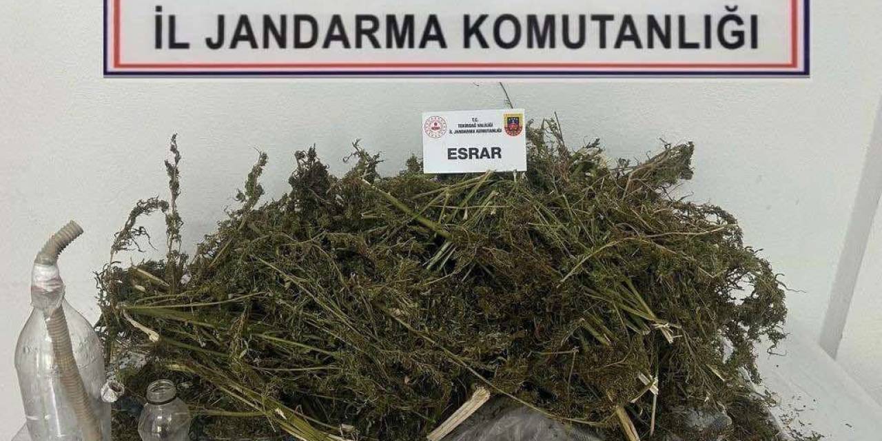 Tekirdağ’da 3 Kilo Uyuşturucu Ele Geçirildi
