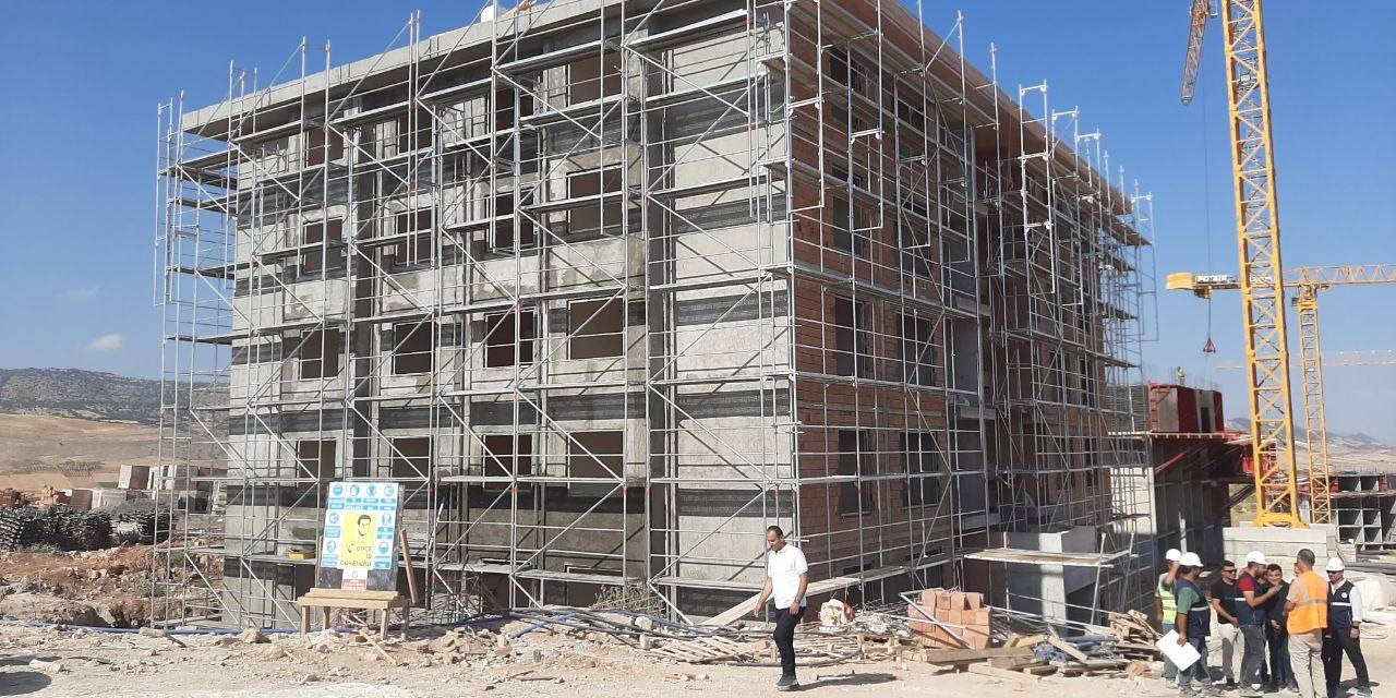 Adıyaman’da Kalıcı Konutların Yapımı Hızla Sürüyor