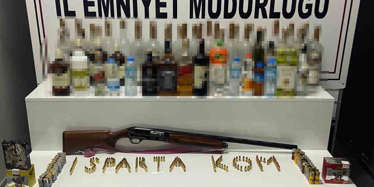 Isparta’da Kaçak İçki Operasyonu