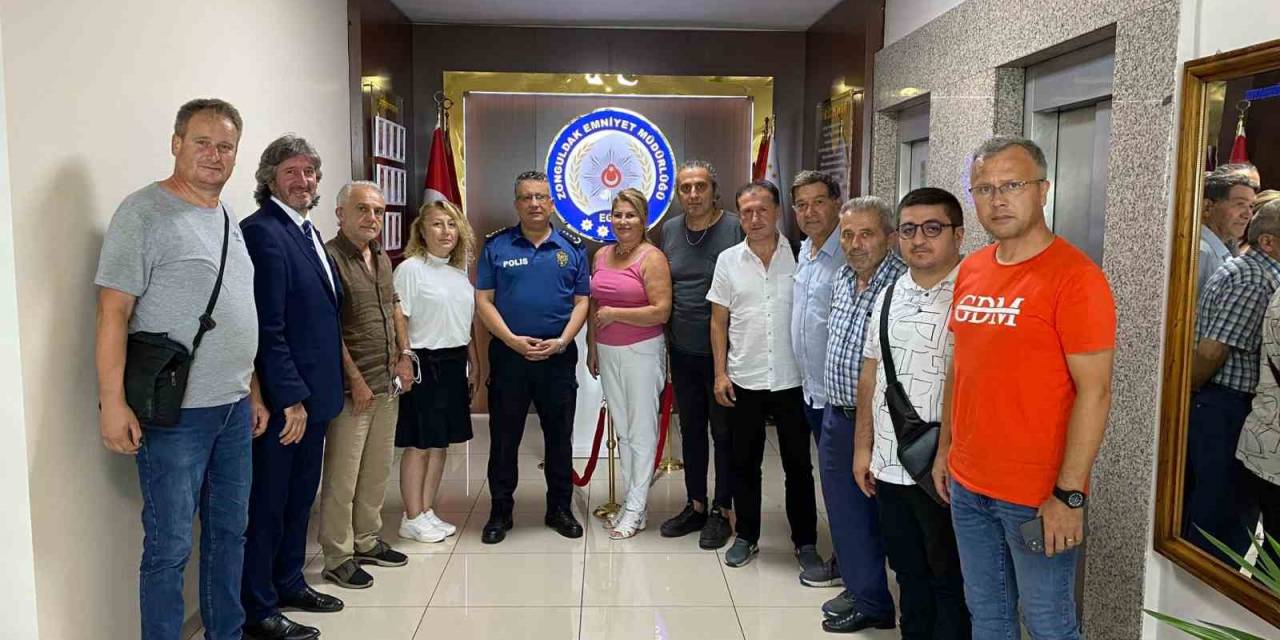Gazetecilerden Emniyet Müdürü Sinan Ergen’e Ziyaret