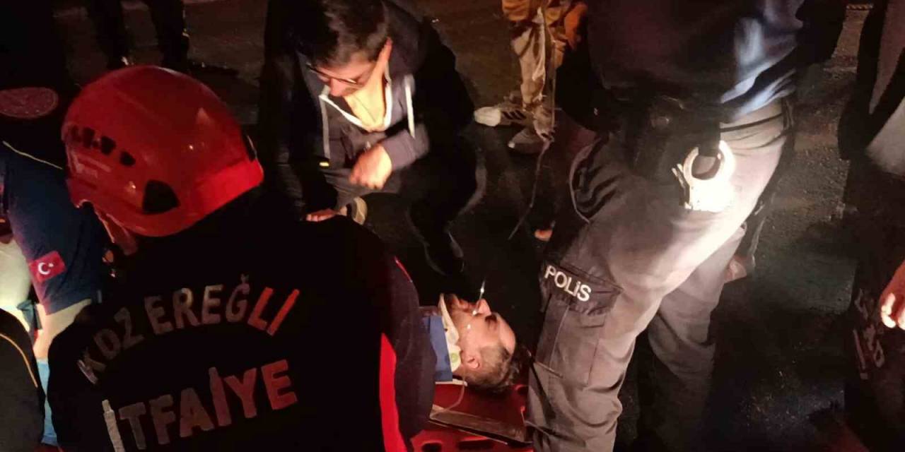 Kamyon İle Motosiklet Çarpıştı: 1 Yaralı