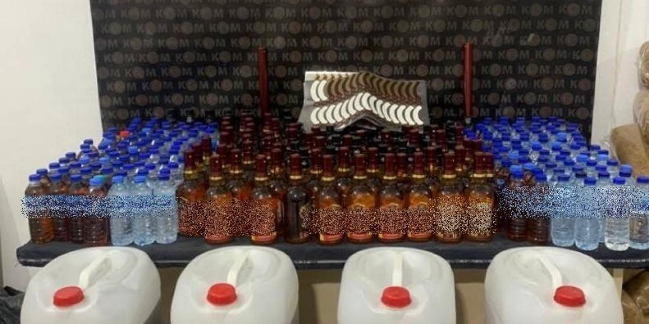 Gaziantep’te Sahte Alkol Operasyonu: 1 Gözaltı