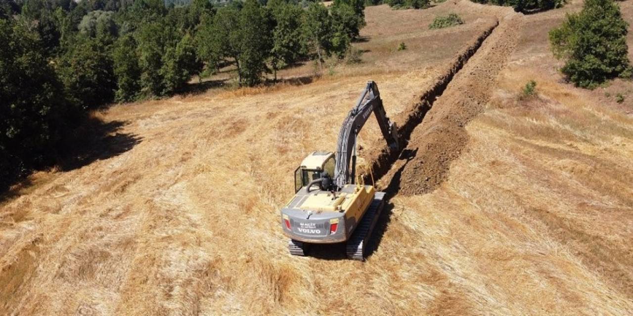 Dereköy Sulamasında Çalışmalar Devam Ediyor