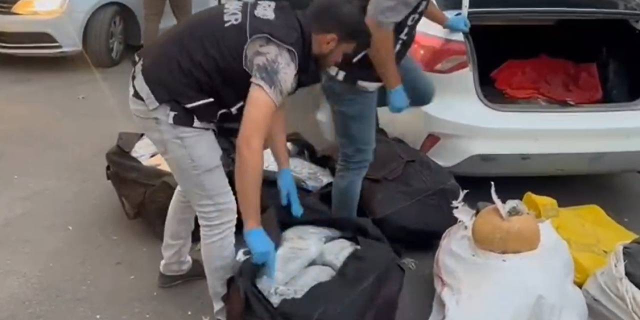 Hastane Bahçesinde 9 Kilo 500 Gram Uyuşturucu Yakalandı