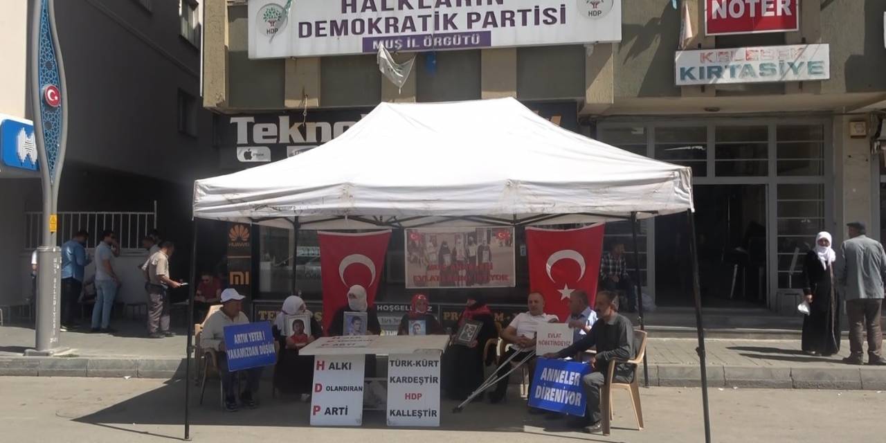 Muş’ta Evlat Nöbeti 113’üncü Haftaya Girdi
